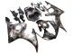 Descuento Carenados Moto Yamaha YZF R6S 2006-2009 - Gris Negro Mate Geométrico