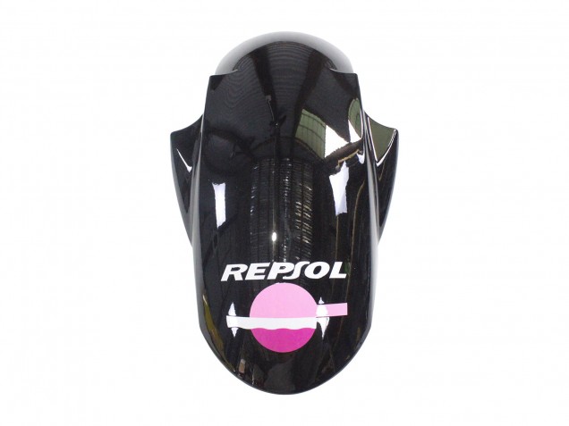 Descuento Carenados Moto Yamaha YZF R6 2003-2004 - Amarillo Rosa Negro Brillante Rossi Repsol 46