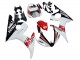 Descuento Carenados Moto Yamaha YZF R6S 2006-2009 - Blanco Rojo Negro Brillante Motul