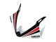 Descuento Carenados Moto Yamaha YZF R6S 2006-2009 - Blanco Rojo Negro Brillante Motul
