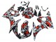Descuento Carenados Moto Yamaha YZF R6 2003-2004 - Negro Rojo Gris Camouflage