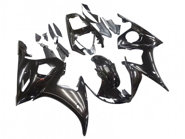 Descuento Carenados Moto Yamaha YZF R6 2003-2004 - Negro Brillante