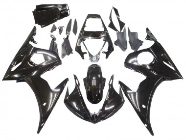 Descuento Carenados Moto Yamaha YZF R6 2003-2004 - Negro Brillante