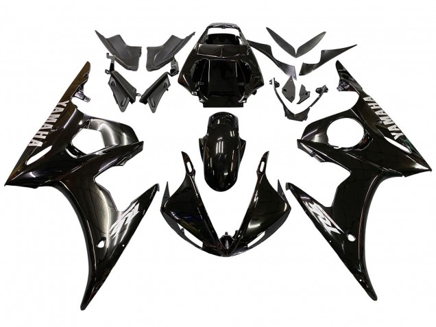 Descuento Carenados Moto Yamaha YZF 600 R6 2005 - Negro Brillante