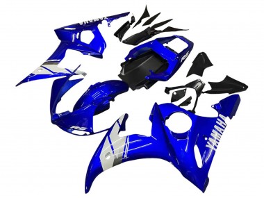 Descuento Carenado Moto Yamaha YZF 600 R6 2005 - Azul Blanco