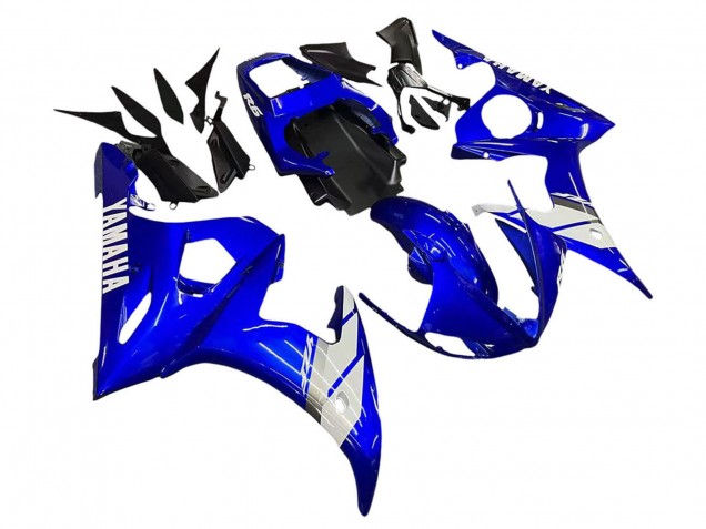 Descuento Carenado Moto Yamaha YZF 600 R6 2005 - Azul Blanco