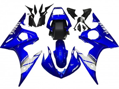 Descuento Carenado Moto Yamaha YZF 600 R6 2005 - Azul Blanco