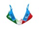 Descuento Carenados Moto Yamaha YZF 600 R6 2005 - Azul Claro Blanco Verde Rojo Kastinee Dunlop Motul