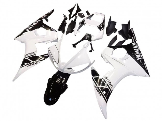 Descuento Carenados Moto Yamaha YZF 600 R6 2005 - Blanco Negro