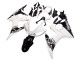 Descuento Carenados Moto Yamaha YZF 600 R6 2005 - Blanco Negro