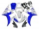 Descuento Carenados Moto Yamaha YZF 600 R6 2005 - Blanco Azul Yamalube