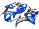 Descuento Carenados Moto Yamaha YZF 600 R6 2005 - Azul Negro Mate