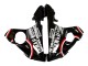 Descuento Carenados Moto Yamaha YZF 600 R6 2005 - Negro Brillante Blanco Lucky Strike Motul