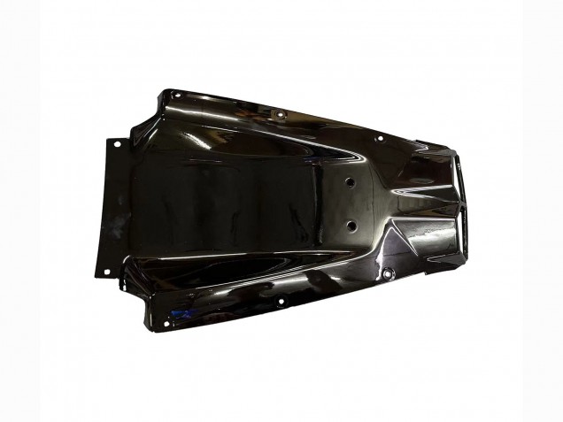 Descuento Carenados Moto Yamaha YZF 600 R6 2005 - Negro Brillante Blanco Lucky Strike Motul