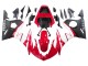 Descuento Carenados Moto Yamaha YZF 600 R6 2005 - Rojo Blanco Negro Mate