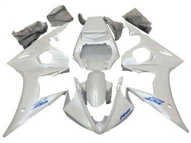 Descuento Carenados Moto Yamaha YZF 600 R6 2005 - Blanco Azul