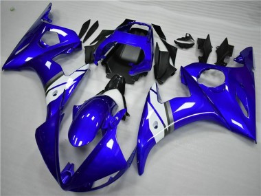 Descuento Carenados Moto Yamaha YZF 600 R6 2005 - Azul Blanco