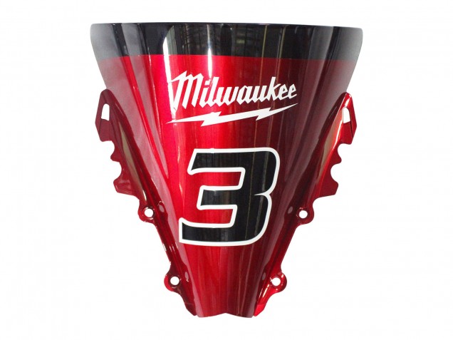 Descuento Carenados Moto Yamaha YZF 600 R6 2006-2007 - Blanco Rojo Negro Verde Monstruo Milwaukee