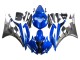 Descuento Carenados Moto Yamaha YZF 600 R6 2006-2007 - Azul Blanco Negro Brillante