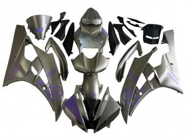 Descuento Carenados Moto Yamaha YZF 600 R6 2006-2007 - Gris Púrpura Motul