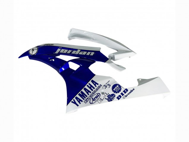 Descuento Carenados Moto Yamaha YZF 600 R6 2006-2007 - Blanco Azul Jordan