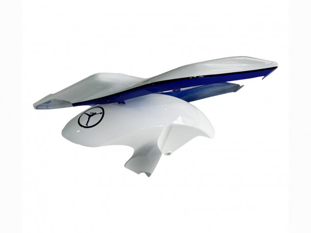 Descuento Carenados Moto Yamaha YZF 600 R6 2006-2007 - Blanco Azul Jordan