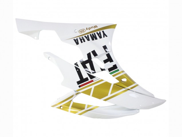 Descuento Carenados Moto Yamaha YZF 600 R6 2006-2007 - Blanco Oro Negro Fiat
