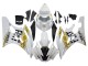 Descuento Carenados Moto Yamaha YZF 600 R6 2006-2007 - Blanco Oro Negro Fiat