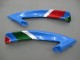 Descuento Carenados Moto Yamaha YZF 600 R6 2006-2007 - Azul Verde Blanco Rojo Dunlop Michelin Motul