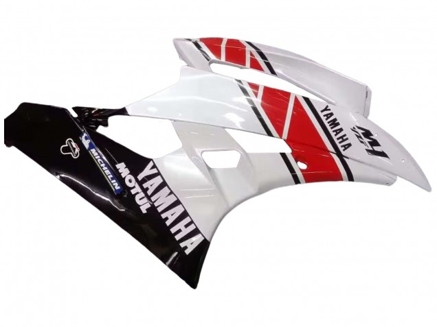 Descuento Carenados Moto Yamaha YZF 600 R6 2006-2007 - Blanco Rojo Negro Motul