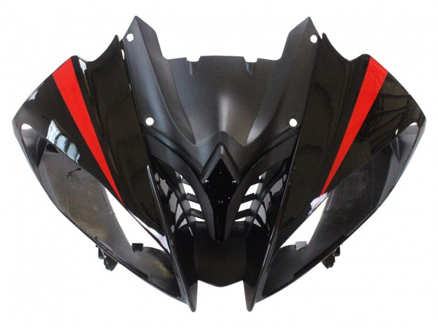 Descuento Carenados Moto Yamaha YZF 600 R6 2008-2016 - Plata Negro Rojo Tiburón 4