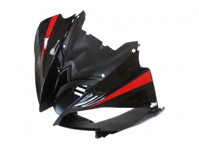 Descuento Carenados Moto Yamaha YZF 600 R6 2008-2016 - Plata Negro Rojo Tiburón 4
