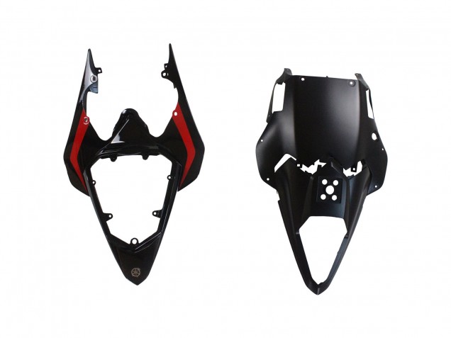 Descuento Carenados Moto Yamaha YZF 600 R6 2008-2016 - Plata Negro Rojo Tiburón 4