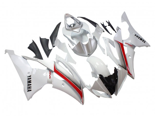 Descuento Carenados Moto Yamaha YZF 600 R6 2008-2016 - Blanco Rojo