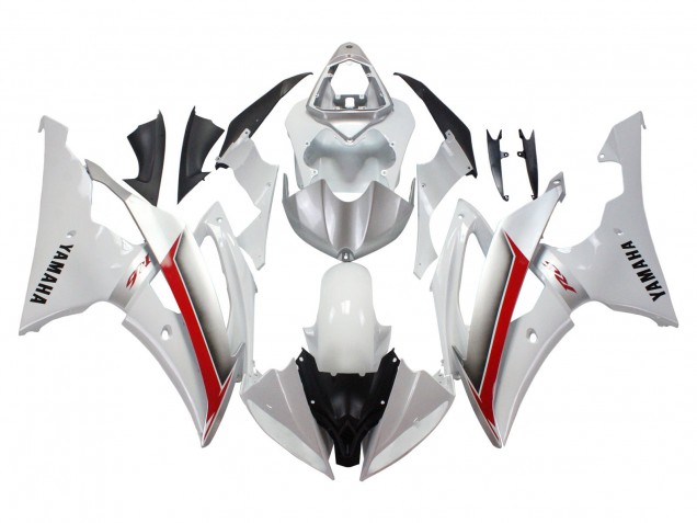 Descuento Carenados Moto Yamaha YZF 600 R6 2008-2016 - Blanco Rojo