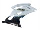 Descuento Carenado Moto Yamaha YZF 600 R6 2008-2016 - Blanco Azul Negro Brillante