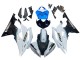 Descuento Carenado Moto Yamaha YZF 600 R6 2008-2016 - Blanco Azul Negro Brillante