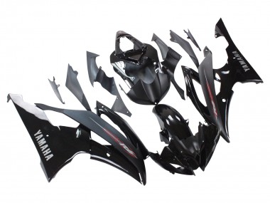 Descuento Carenados Moto Yamaha YZF 600 R6 2008-2016 - Negro Brillante Negro Mate