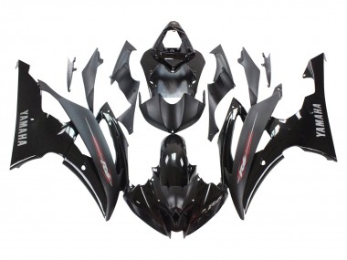 Descuento Carenados Moto Yamaha YZF 600 R6 2008-2016 - Negro Brillante Negro Mate