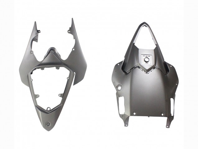 Descuento Carenados Moto Yamaha YZF 600 R6 2008-2016 - Gris Mate Rojo Calcomanías
