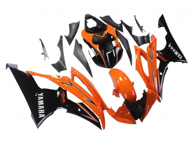 Descuento Carenados Moto Yamaha YZF 600 R6 2008-2016 - Naranja Negro