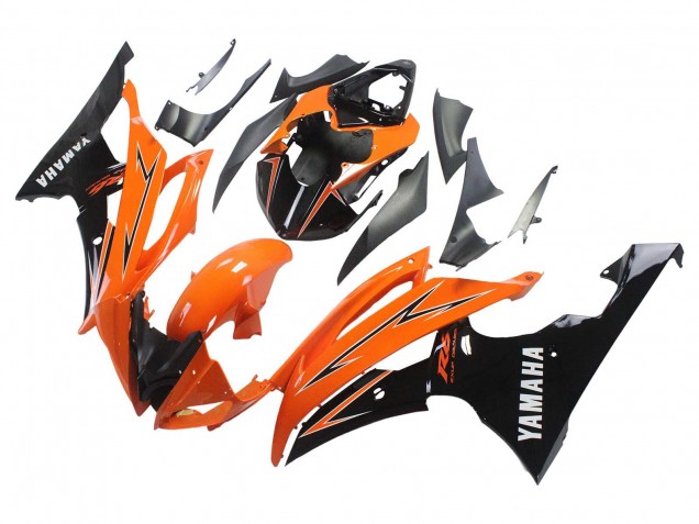 Descuento Carenados Moto Yamaha YZF 600 R6 2008-2016 - Naranja Negro