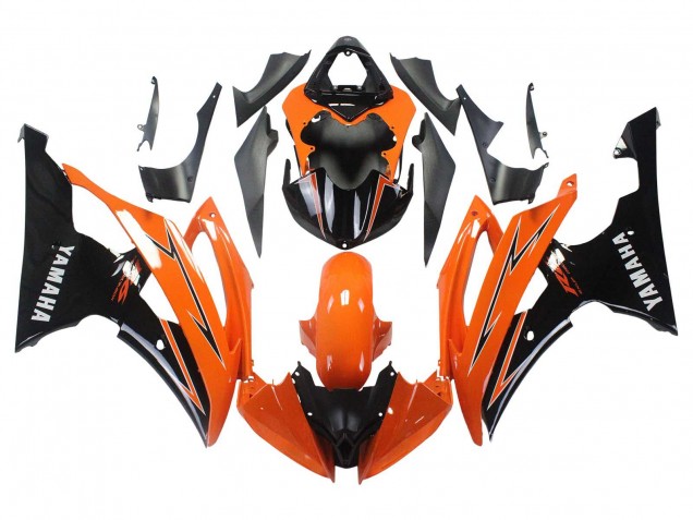 Descuento Carenados Moto Yamaha YZF 600 R6 2008-2016 - Naranja Negro