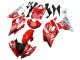 Descuento Carenados Moto Yamaha YZF 600 R6 2008-2016 - Blanco Rojo Negro Fiat Acer