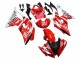 Descuento Carenados Moto Yamaha YZF 600 R6 2008-2016 - Blanco Rojo Negro Fiat Acer