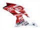 Descuento Carenados Moto Yamaha YZF 600 R6 2008-2016 - Blanco Rojo Negro Fiat Acer