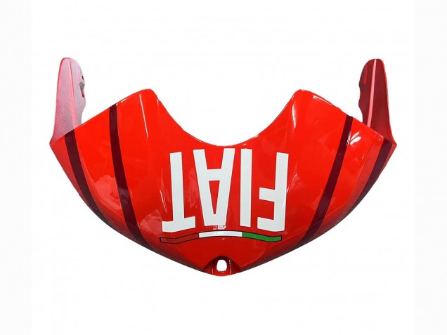 Descuento Carenados Moto Yamaha YZF 600 R6 2008-2016 - Blanco Rojo Negro Fiat Acer