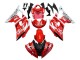 Descuento Carenados Moto Yamaha YZF 600 R6 2008-2016 - Blanco Rojo Negro Fiat Acer
