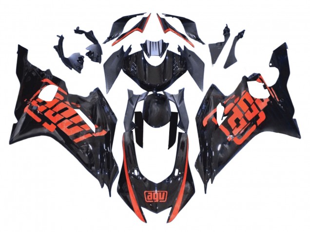 Descuento Carenados Moto Yamaha YZF 600 R6 2008-2016 - Rojo Negro Brillante