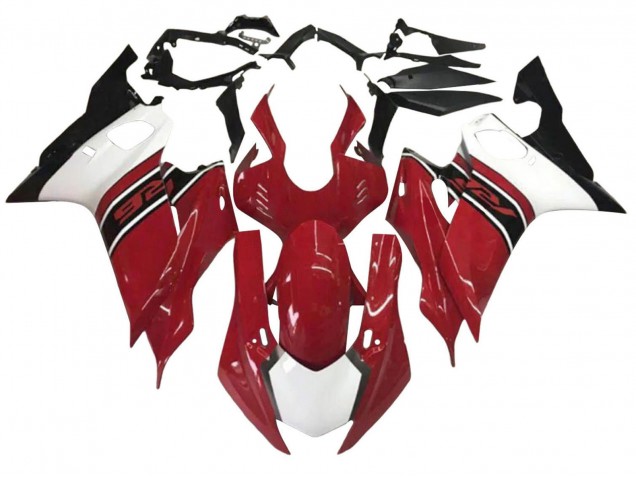 Descuento Carenado Moto Yamaha YZF 600 R6 2017-2023 - Blanco Rojo Negro